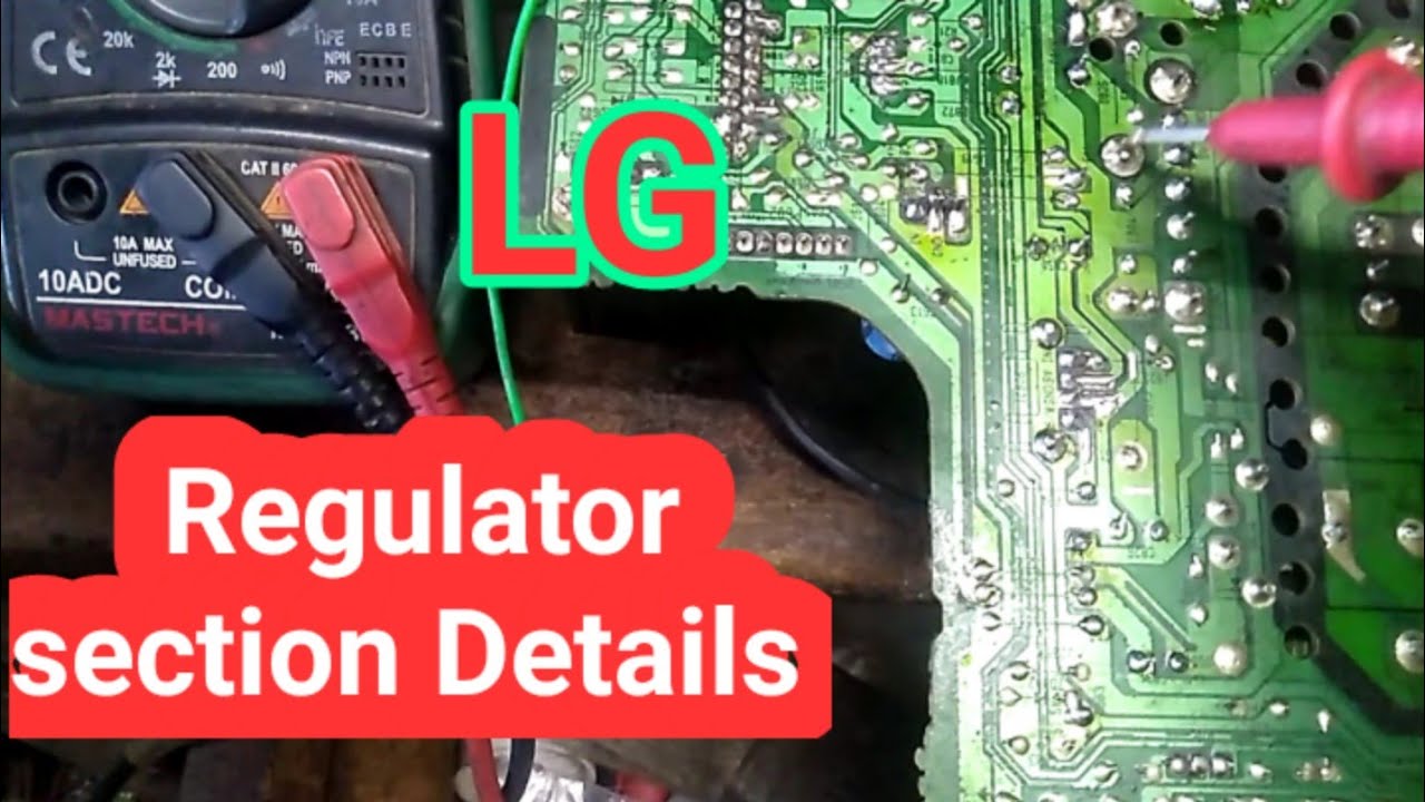LG TV standby problem regulator voltage detail.// LG Ultra slim on problem.