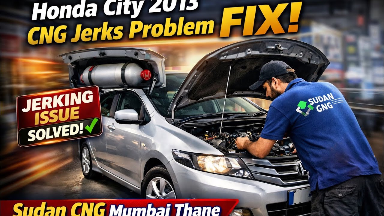Honda City CNG Jerks Problem Fix | Sudan CNG Mumbai Thane | Smooth Performance Restored