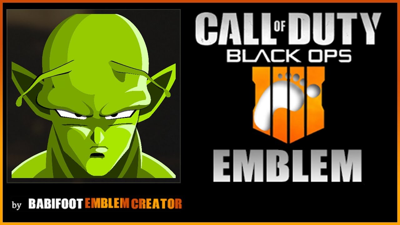 BO4 Emblem Tutorial - DBZ Piccolo