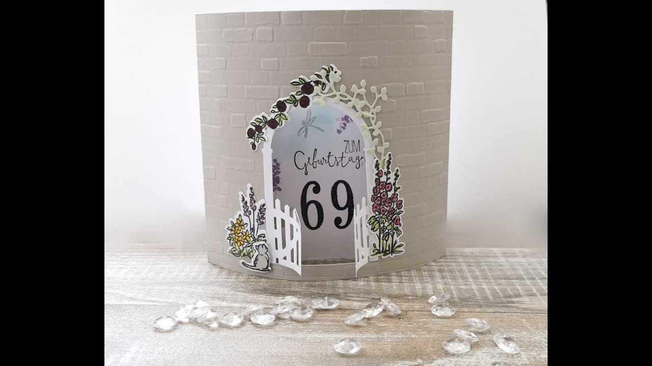*Bogenkarte* zum Geburtstag mit den tollen Produkten von Stampin´ Up! 🌷🌸🌻🌹🌼