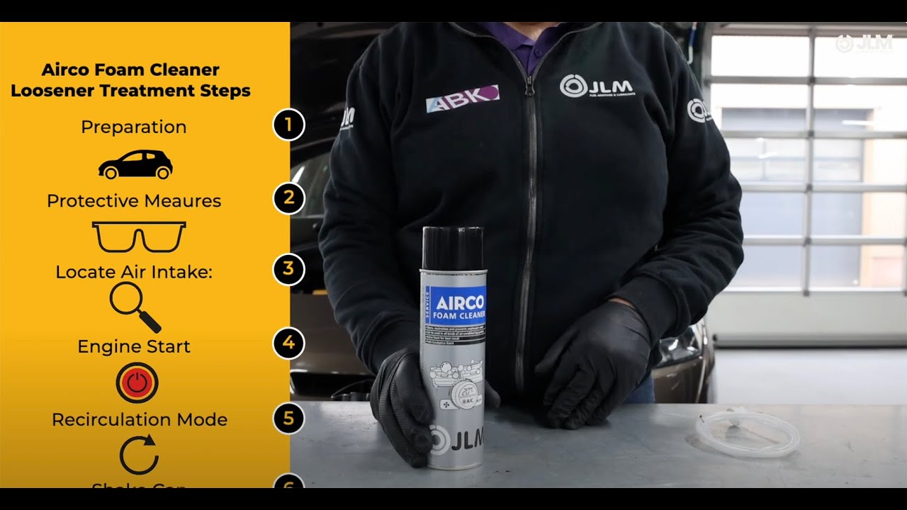 How To Use: JLM AC Foam Cleaner