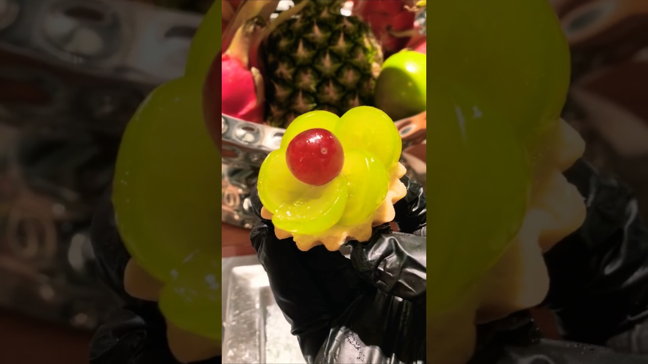 bro i just made grapes MAIN CHARACTER?? 🍇😳 #shorts #GrapeTart #FYP #TrendingNow)