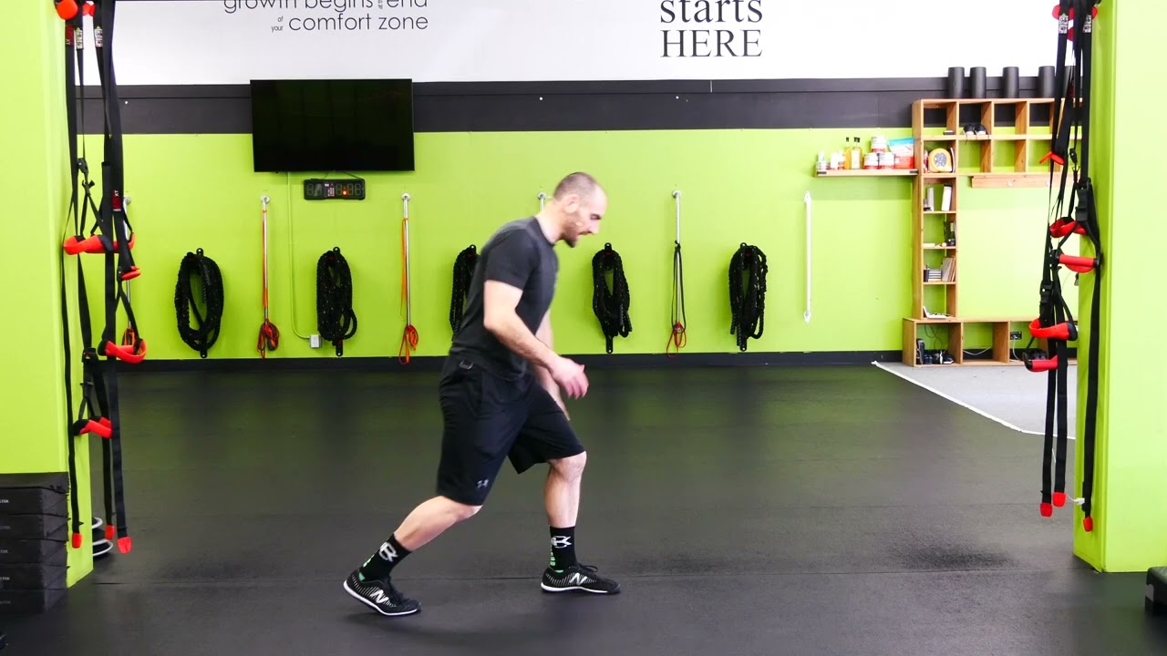 Group Training Boise I Forward Hop Backward Step Demonstration I Kvell Fitness and Nutrition