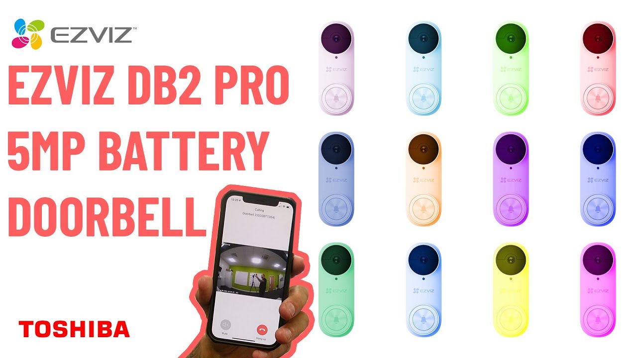 EZVIZ DB2 Pro 5MP Battery Doorbell