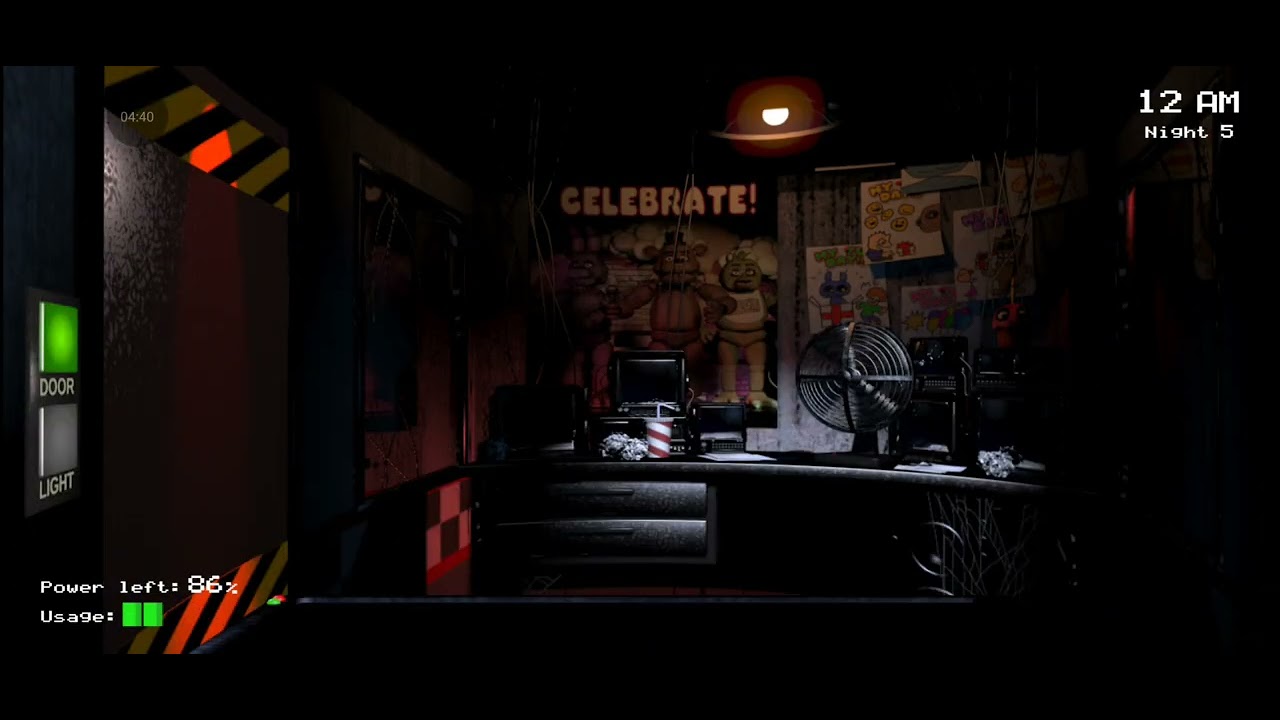 Me pase el fnaf 1 noche 5