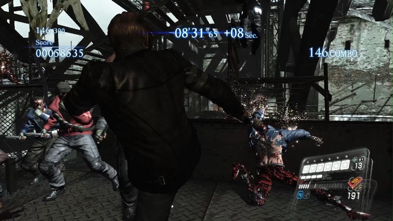 Resident Evil 6: No Mercy Mercenaries w/ Leon 