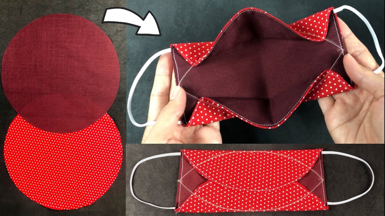New Style DIY 3D Face Mask , No Fog On Glasses , Quick and Easy to Make.