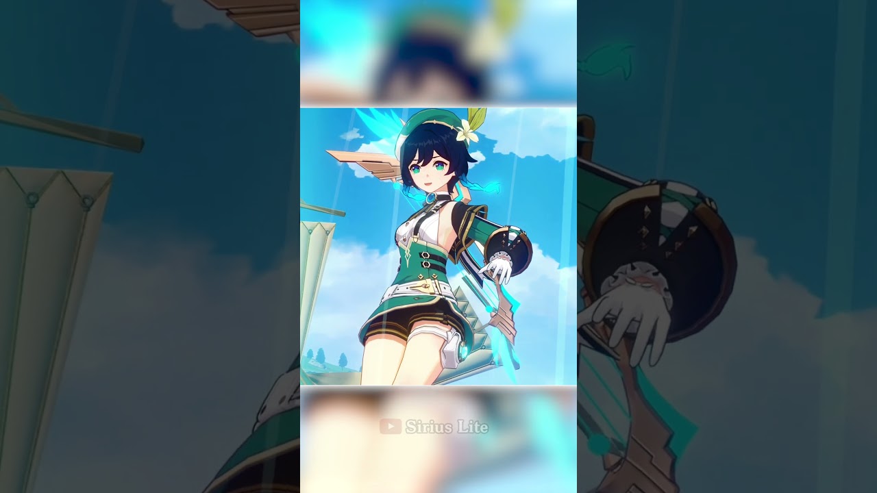 If Venti was a girl | Genshin Impact #shorts #venti #genshinimpactshorts