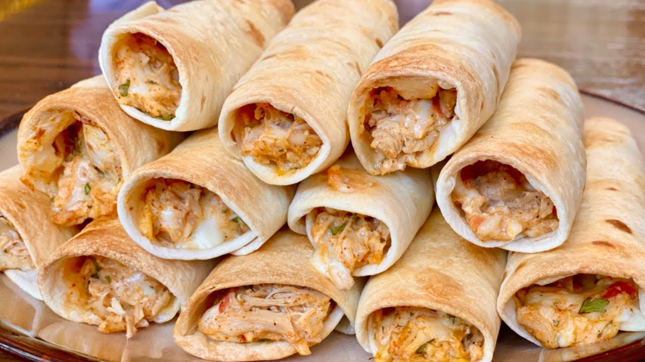 BAKED TAQUITOS RECIPE / Chicken Dinner Ideas / Chicken dinner recipes
