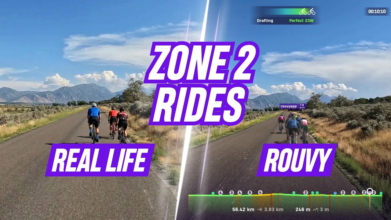 TOP 10 Routes for Zone 2 Training on ROUVY