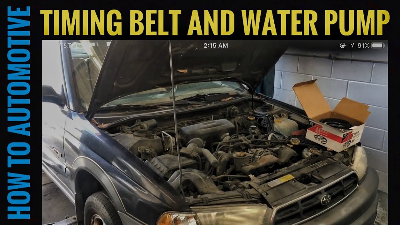 How to Replace the Timing Belt and Water Pump on a 1998 Subaru Outback with 2.5 L DOHC Engine