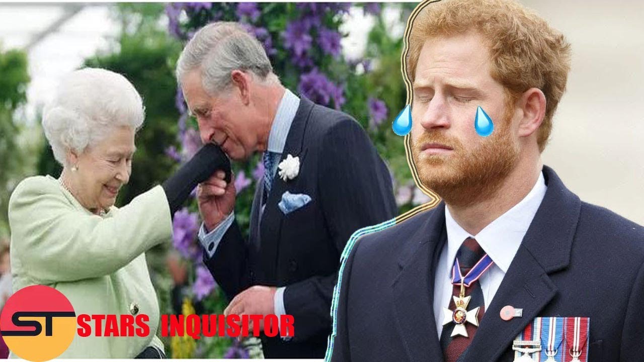 Royal heartbreak: The rare affectionate moment of the Queen and Prince Charles made Harry cry