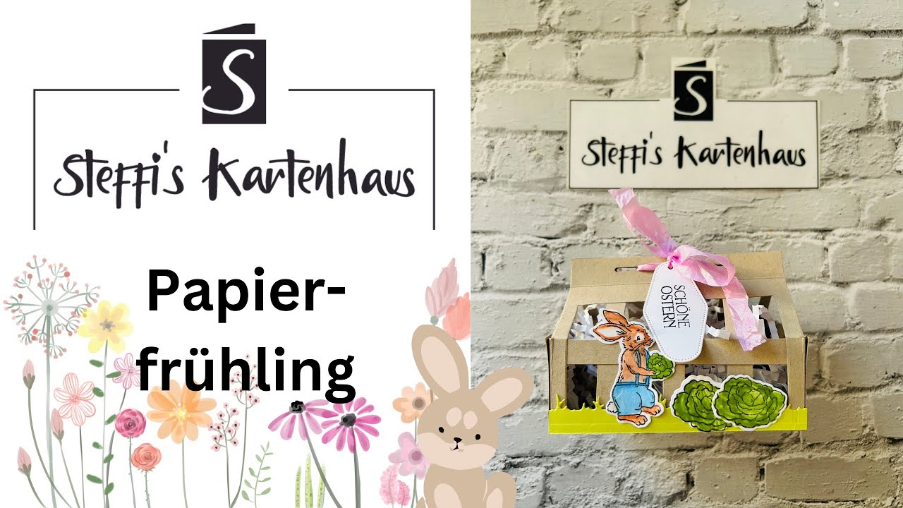 Gewächshausverpackung tolles Osternest Märchenhafte Gefährten Storybook Garden Stampin‘ Up!