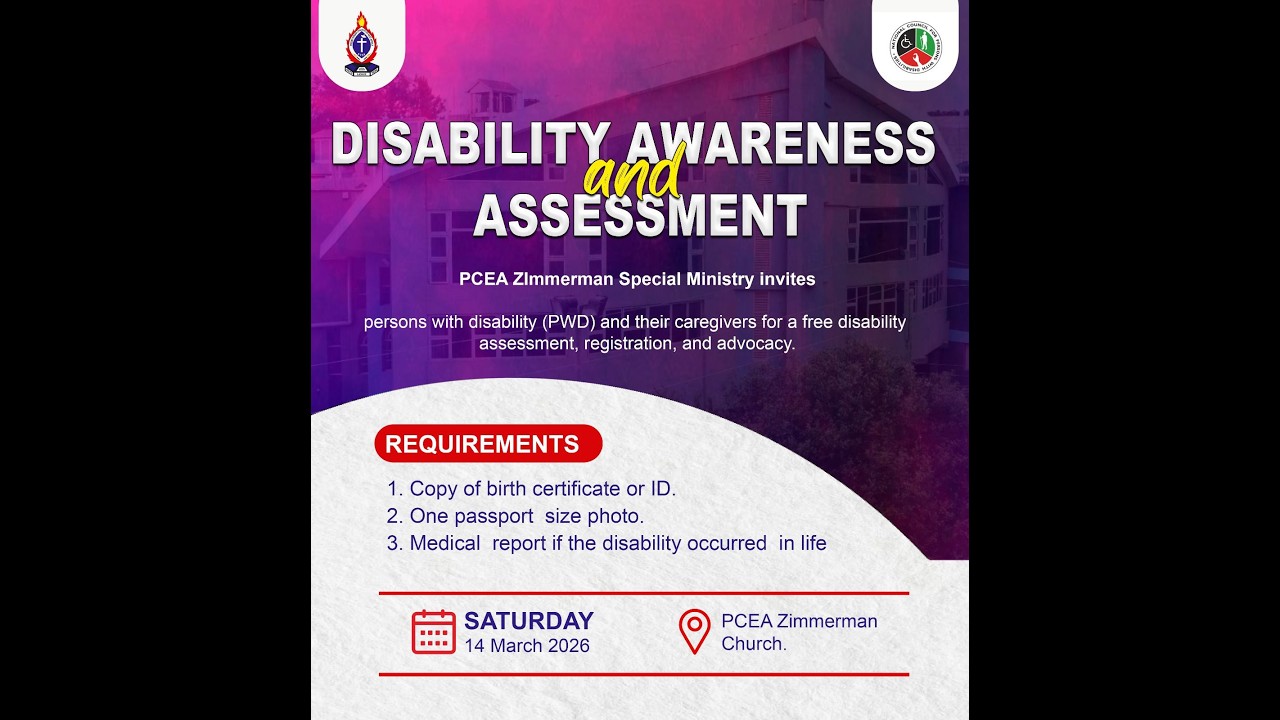 WORSHIP SUNDAY (Disability Awareness Sunday) - FIRST SERVICE 14/03/2026