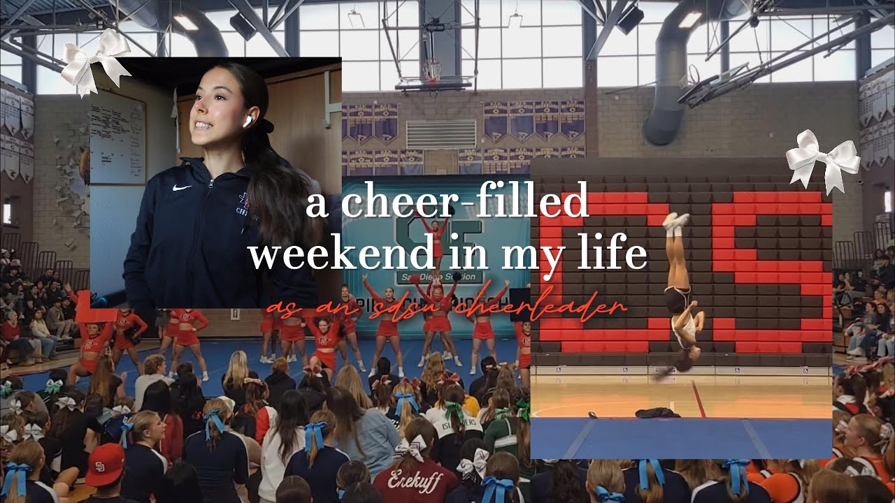 A Cheer-Filled Weekend in My Life | College Cheerleader ✨