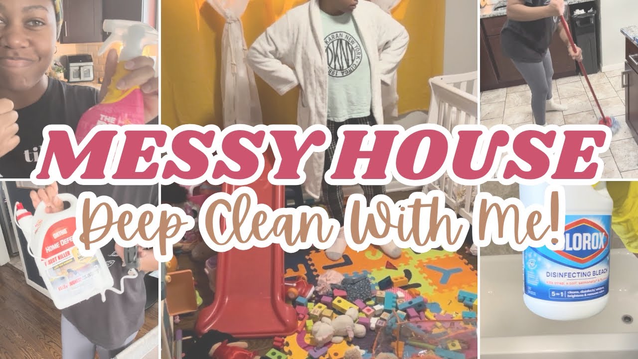 MESSY HOUSE | 3 DAY DEEP CLEAN WITH ME | CLEANING MOTIVATION | SAHM | SMALL HOUSE