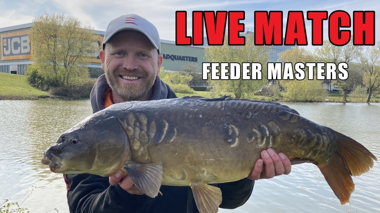 LIVE MATCH FISHING SESSION - FEEDER MASTERS - METHOD FEEDER FOR CARP AT JCB LAKES - Rob Wootton