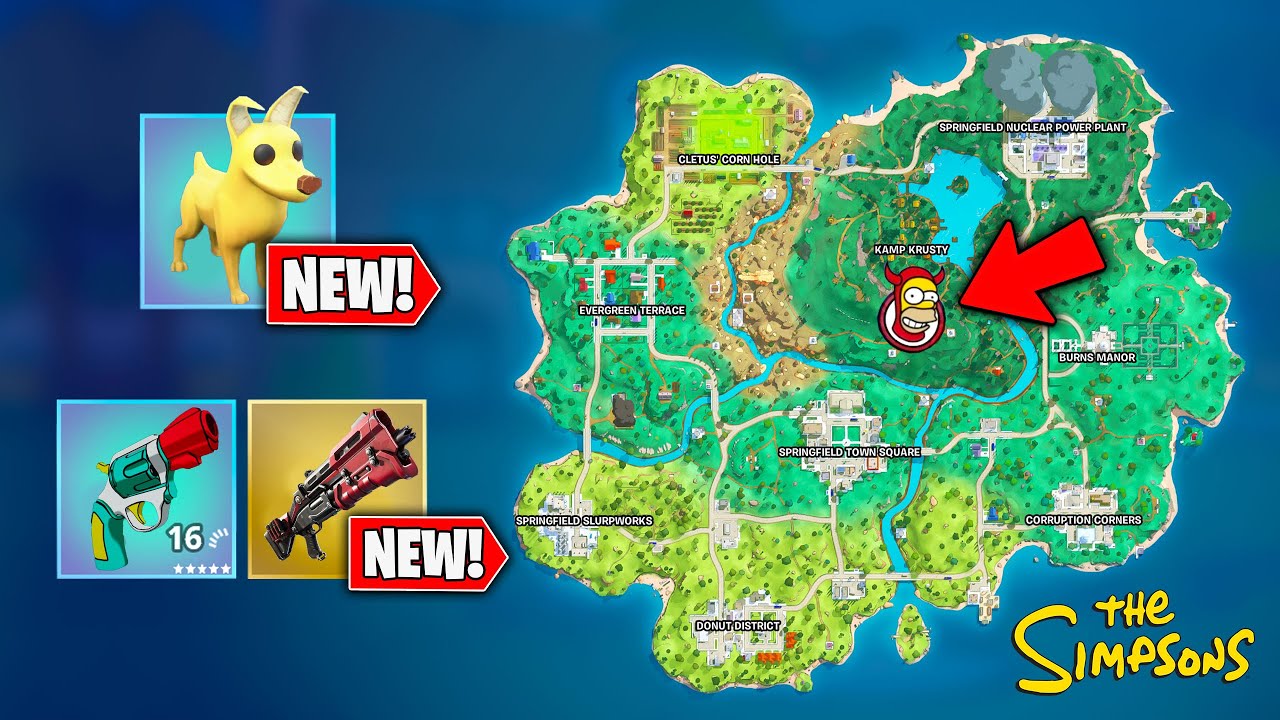 The NEW FORTNITE SIMPSONS Season! (Absolutely Insane)
