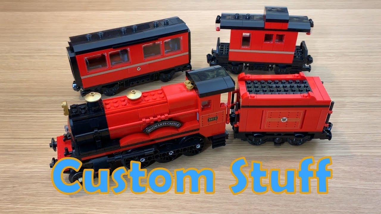 Custom LEGO Motorized Hogwarts Express Train 75955