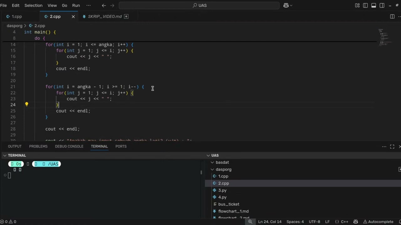 41825010066 Muhammad Faris Gozi - Video Penjelasan Konsep Dasar Pemrograman