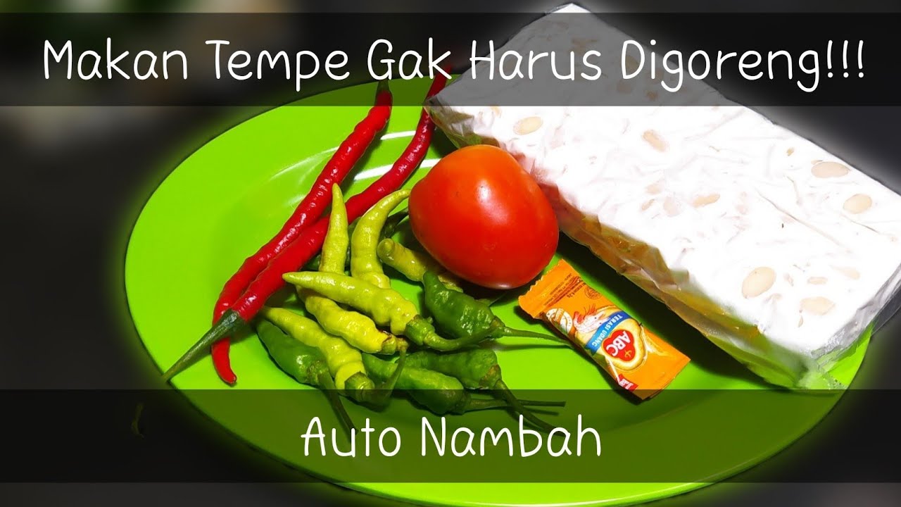 tempe di masak begini di jamin enak 