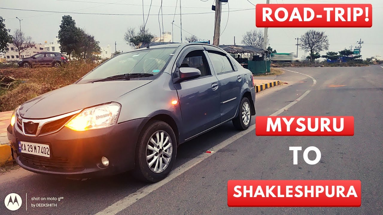 #mysore to #sakleshpur Road Trip |Toyota Etios| Manjarabad Fort | Hanbal Abhi Falls | DEE VLOG 2022
