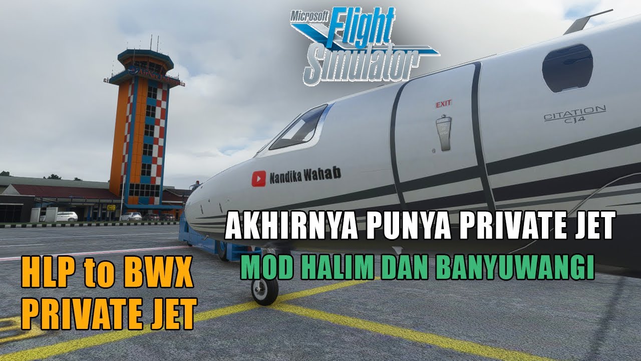 IFR Jakarta (HLP) to Banyuwangi (BWX) - Microsoft Flight Simulator 2020 Indonesia