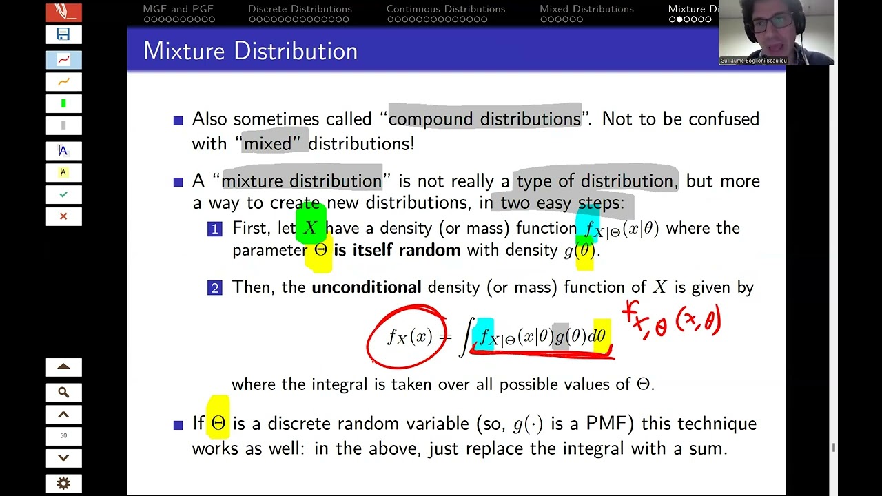 ACST3060: Mixture Distributions