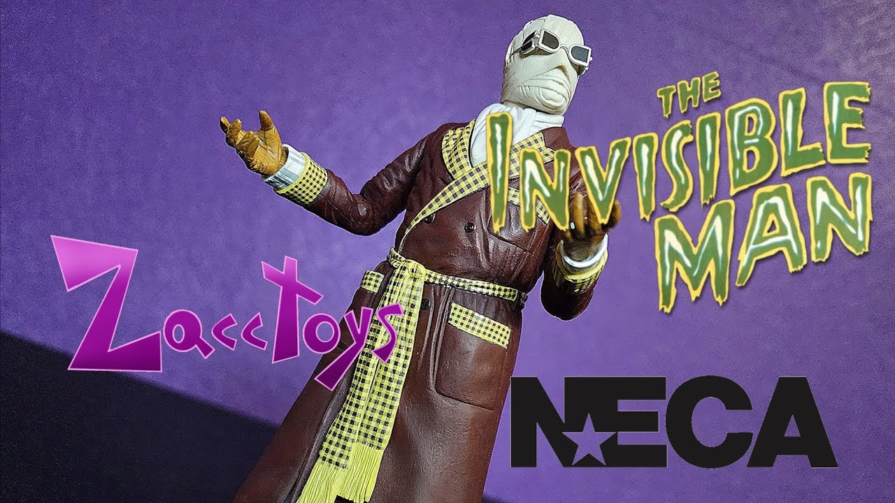 Neca Toys Ultimate Universal Monsters The Invisible Man Action Figure Review!
