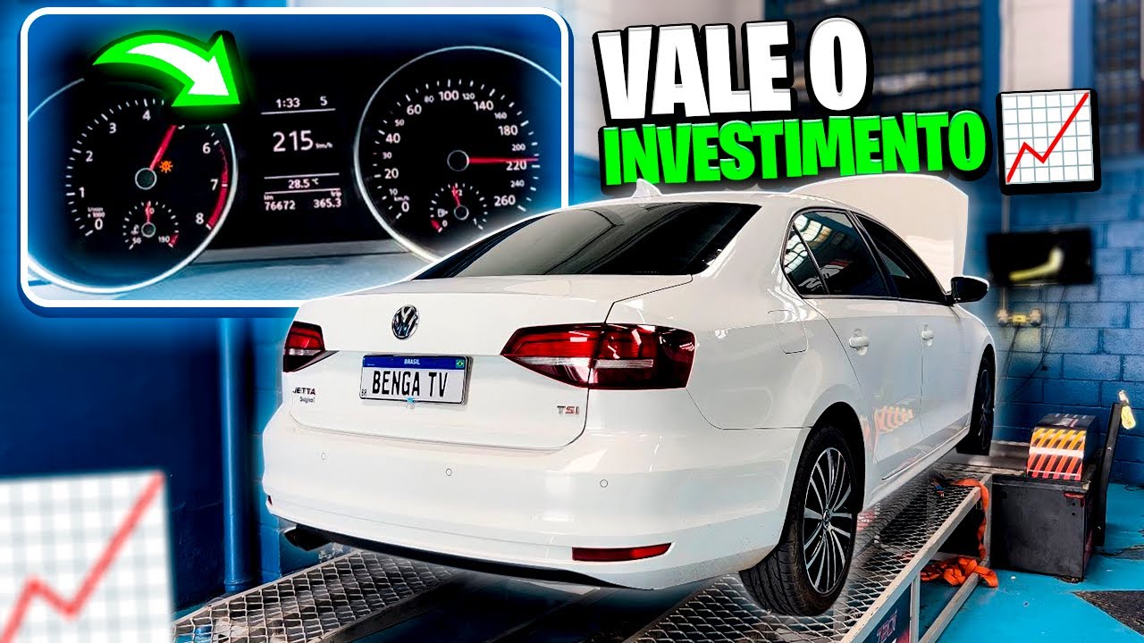 O JETTA 1.4 TSI GANHOU MAIS DE 30 CAVALOS NO STG 2 BENGA TV