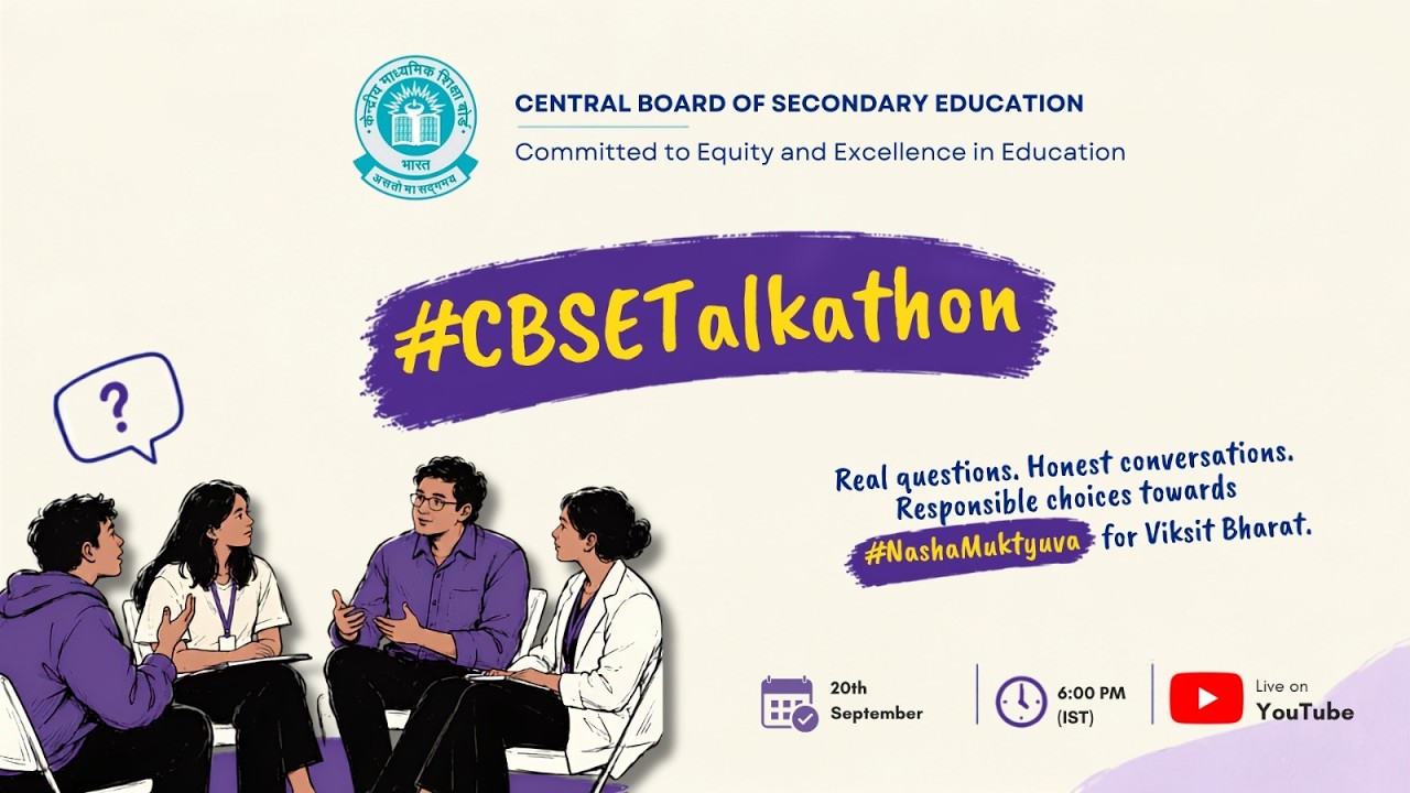 #CBSETalkathon on #NashaMuktYuva for Viksit Bharat