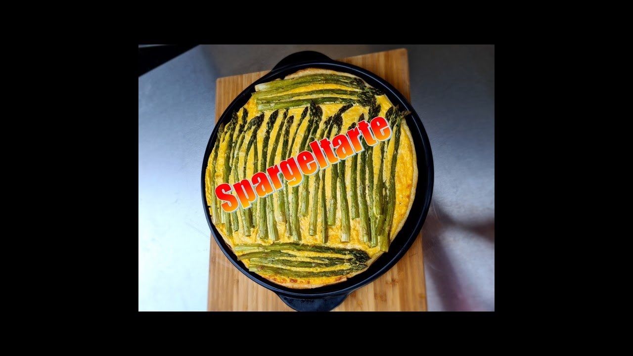 #011: Spargeltarte vom gr. Rockcrok® (Grillstein) von Pampered Chef - EASY-BBQ