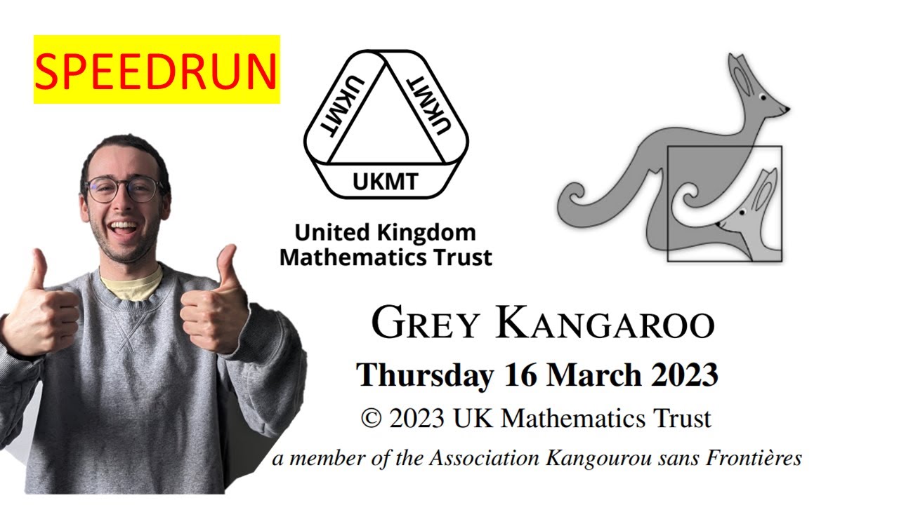 Grey Kangaroo 2023 [Maths Challenge SPEEDRUN]