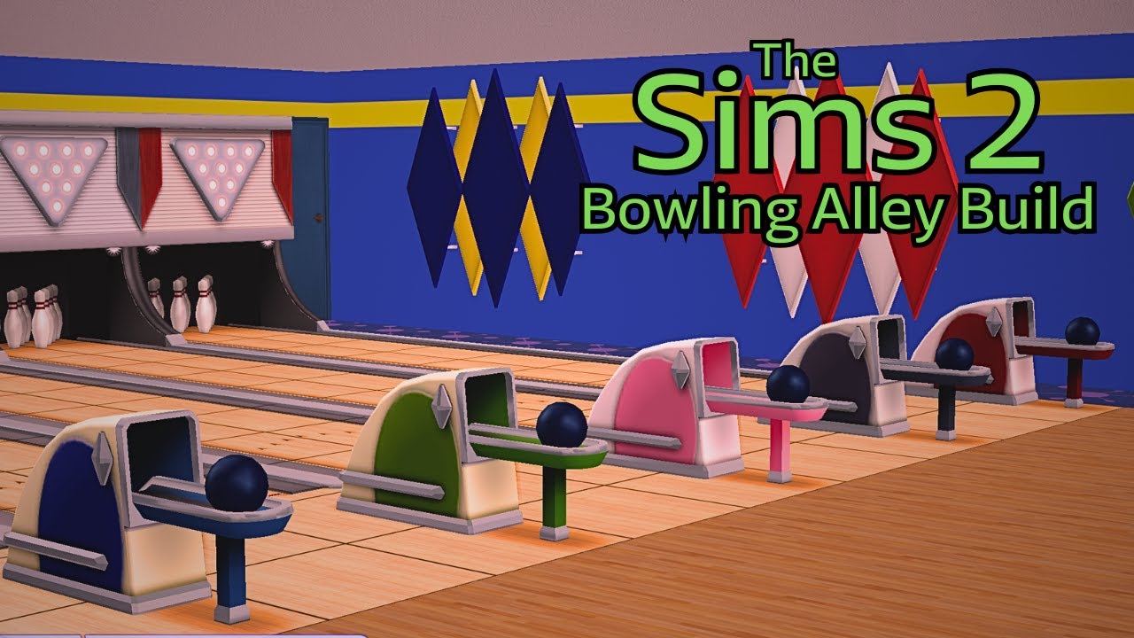 I Built a Bowling Alley for my Sims 2 Neighborhood | No Commentary