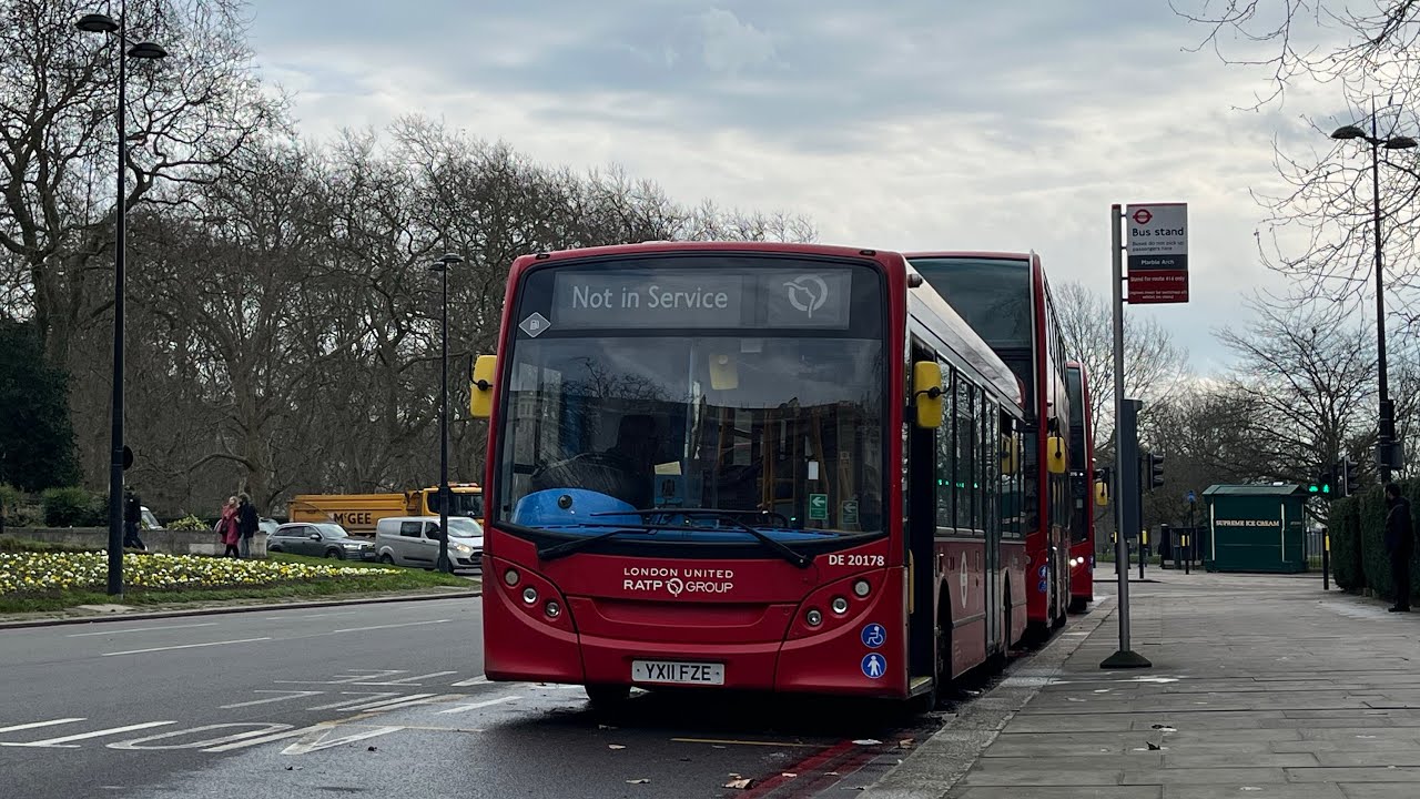 London Buses at Marble Arch 21/02/25