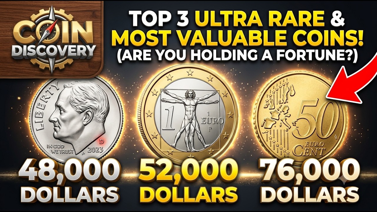 Top 3 Secret Rare Coins Hiding in Everyday Pocket Change! ($48K&ndash;$76K Value)
