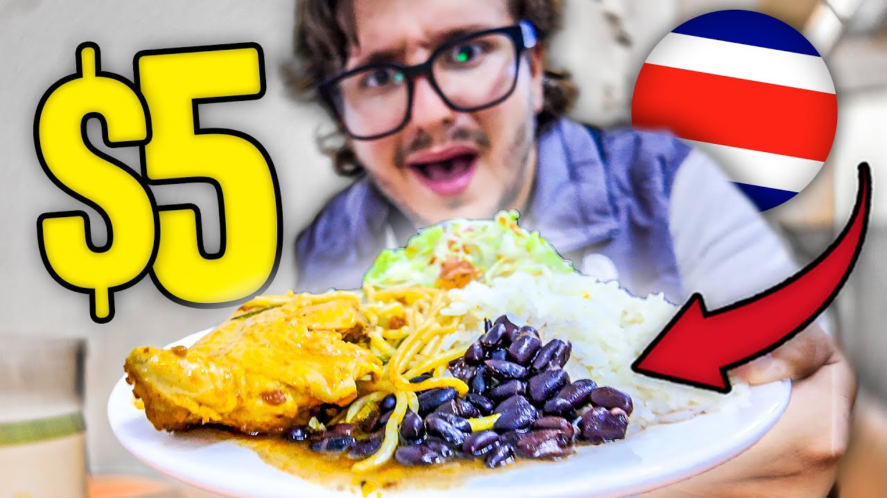 SOBREVIVIENDO con $5 en COSTA RICA 🇨🇷 (2025) | ¿Muy Caro?