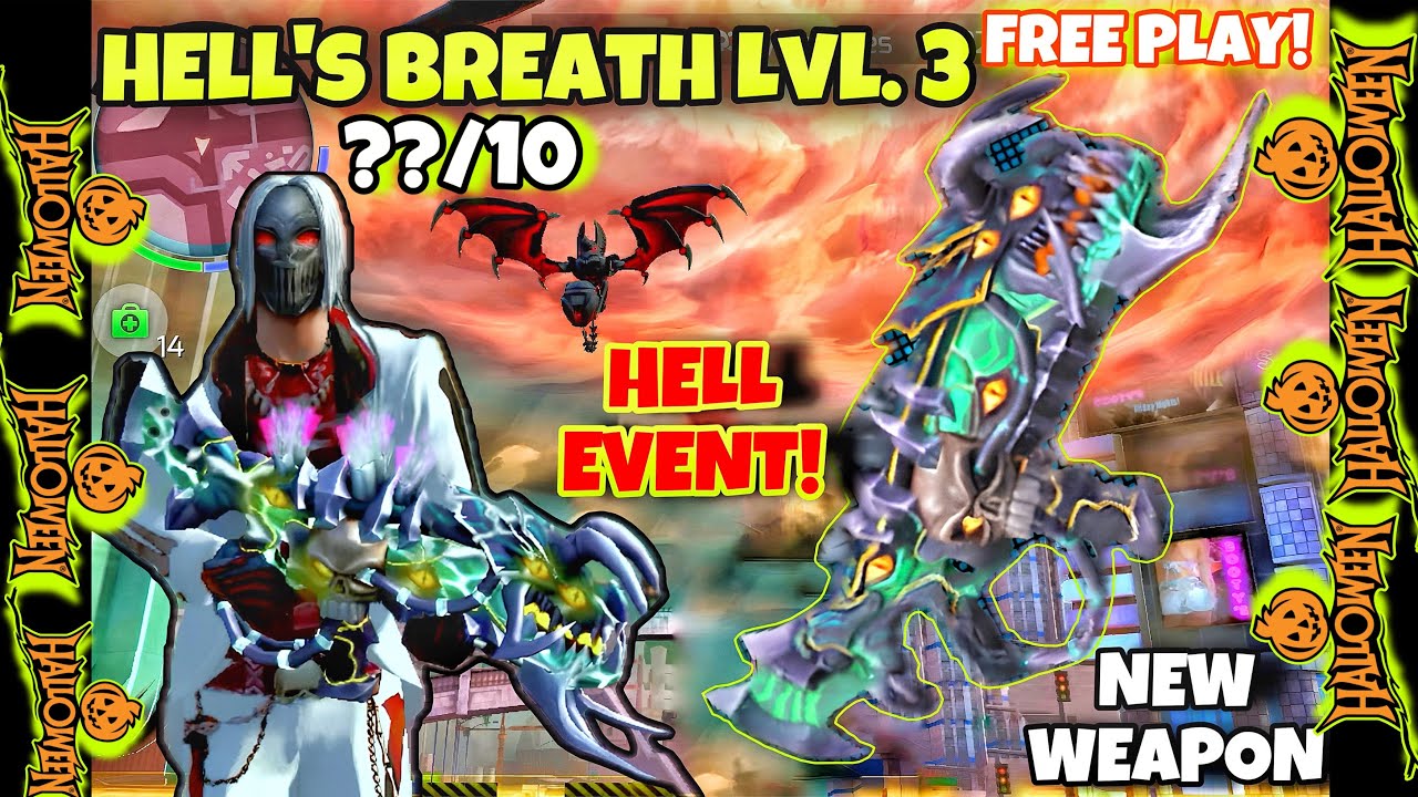 HELL’S BREATH LVL.3 NEW WEAPON REVIEW FROM BATTLE PASS 47 | Gangstar Vegas #halloween #gangstarvegas
