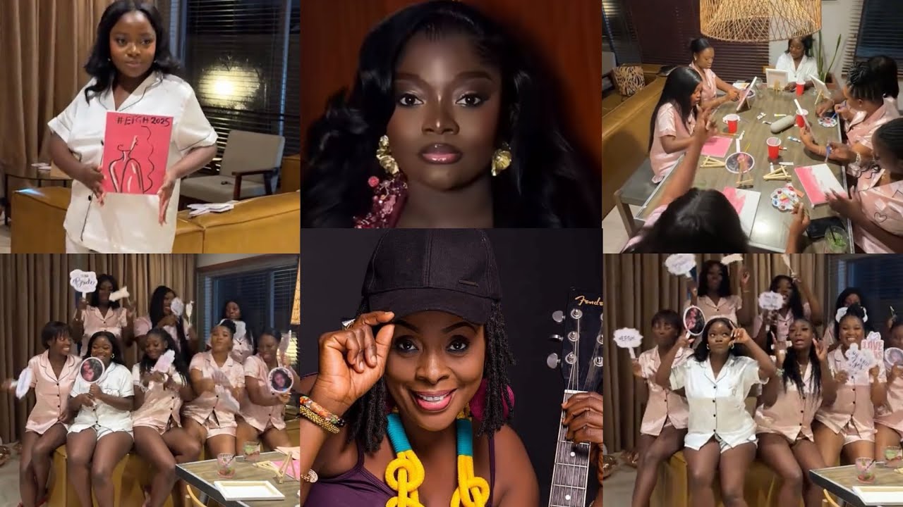 Wow, Watch Akosua Agyapong's Daughter's Bridal Shower. Very classy.