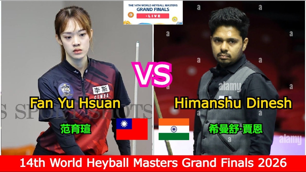 Fan Yu Hsuan 🆚️ Himanshu Dinesh Jain | 14th World Heyball Masters Grand Finals 2026
