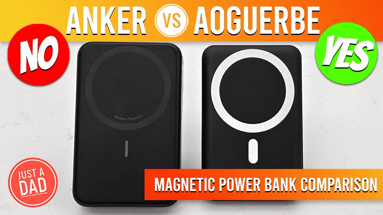 Anker MagGo vs AOGUERBE Magnetic Power Bank COMPARISON