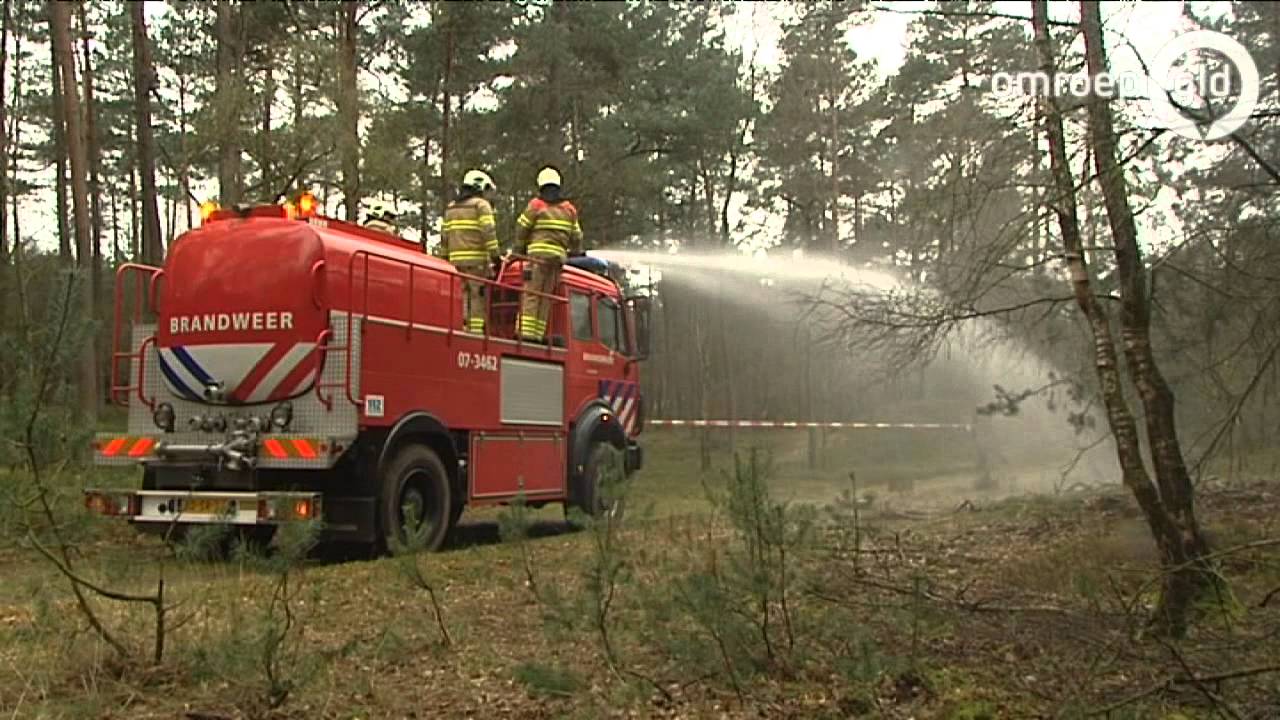 Oefening natuurbrand in Dieren