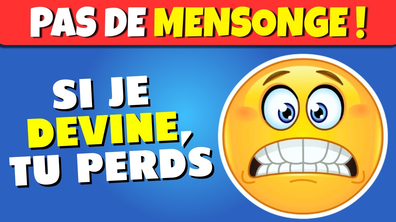 J&rsquo;essaie de deviner tout sur toi&hellip; Si je trouve, tu perds 😨 Ne dis PAS la M&Ecirc;ME CHOSE que MOI