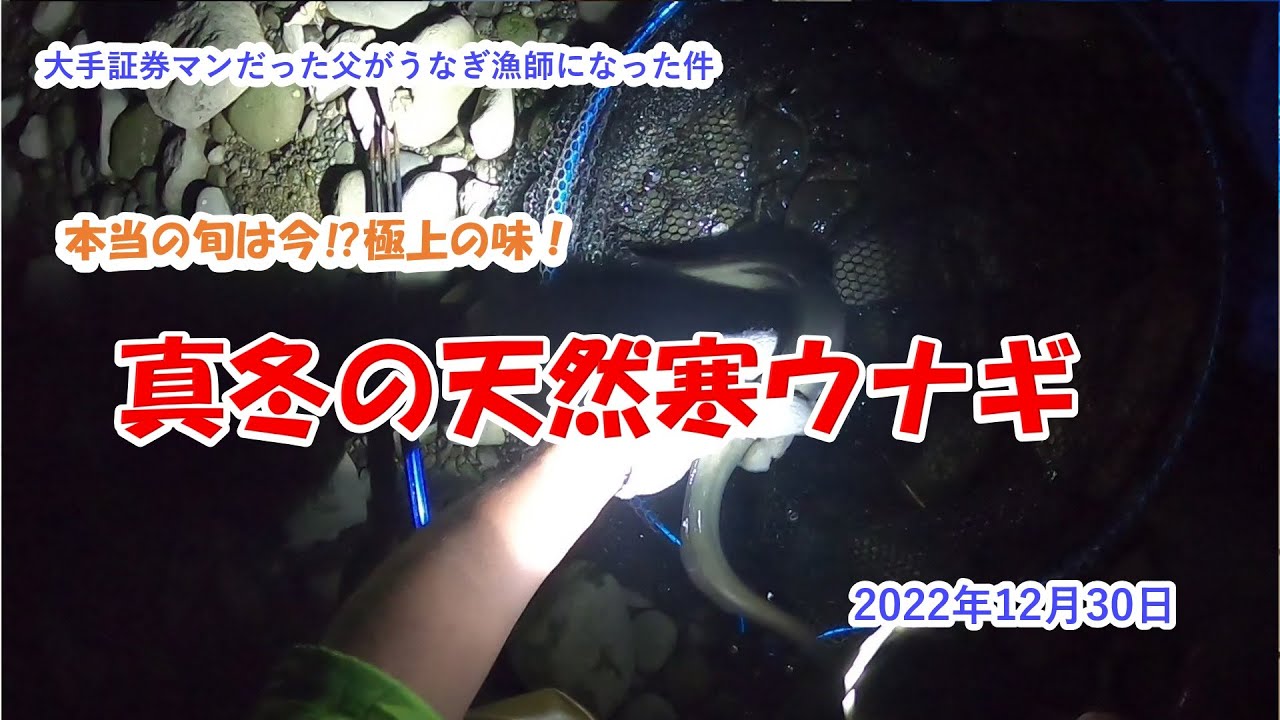 【本当の旬は今⁉真冬の天然寒ウナギ】