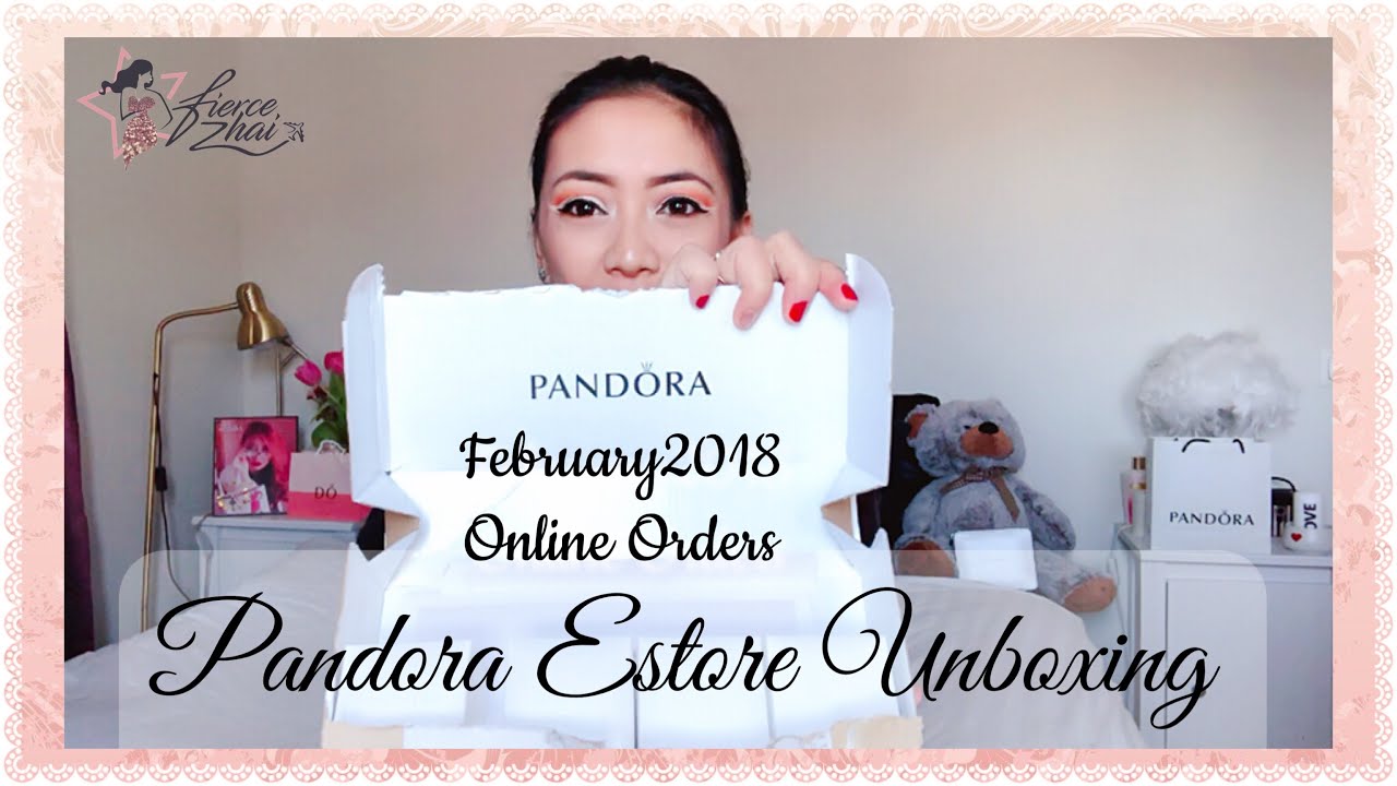 My #PandoraCollection: #PandoraEstore Orders Unboxing for February2018 Pendant Charms&Rings