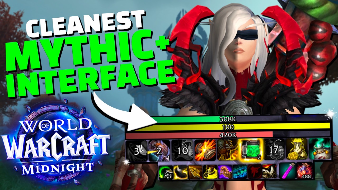 The Best UI For Mythic+ With FREE IMPORT Strings | Midnight Season 1