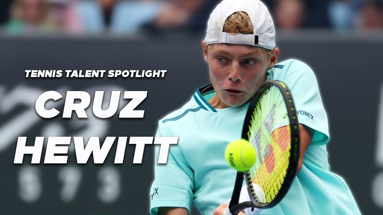 16 years old Cruz Hewitt is a BEAST in the making! | Tennis Talent Spotlight