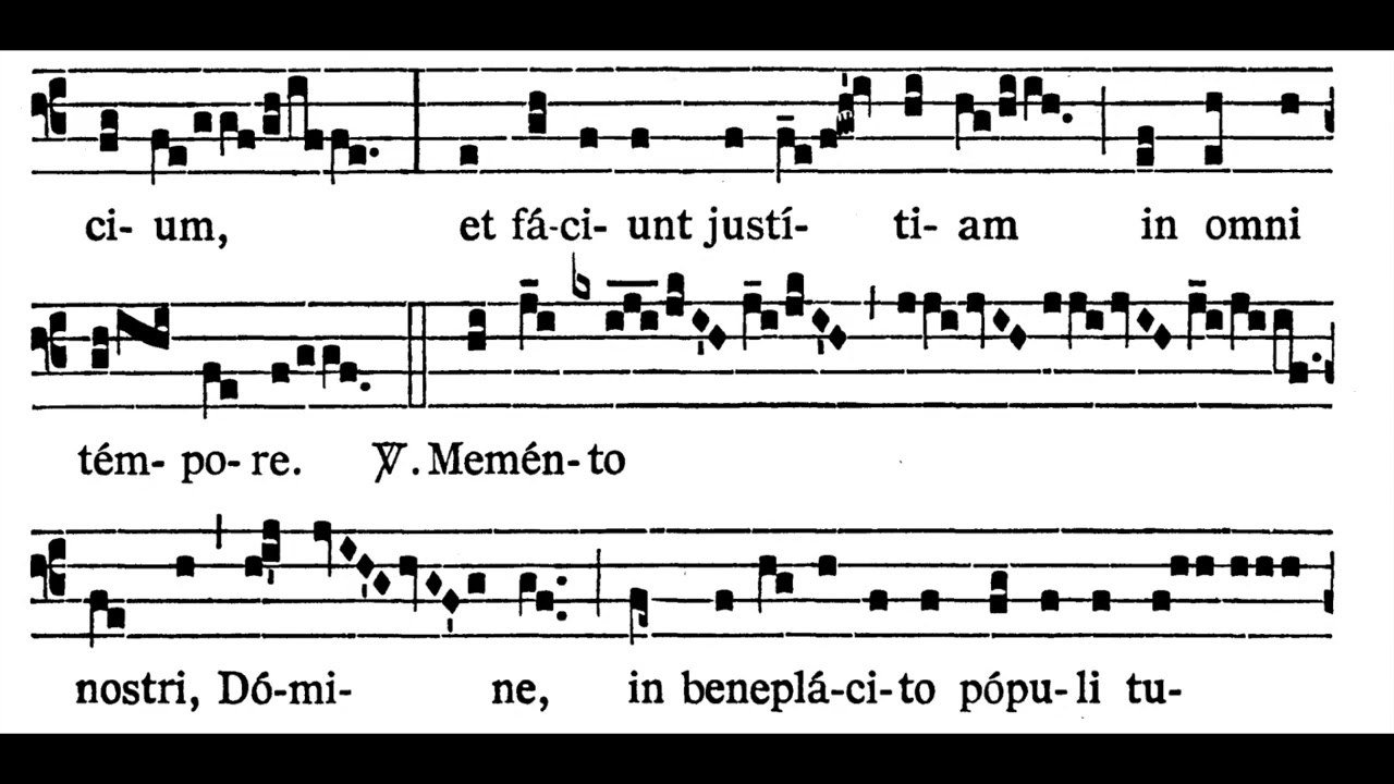SECOND Sunday of Lent TRACT:  Confitemini  (solfeggio)