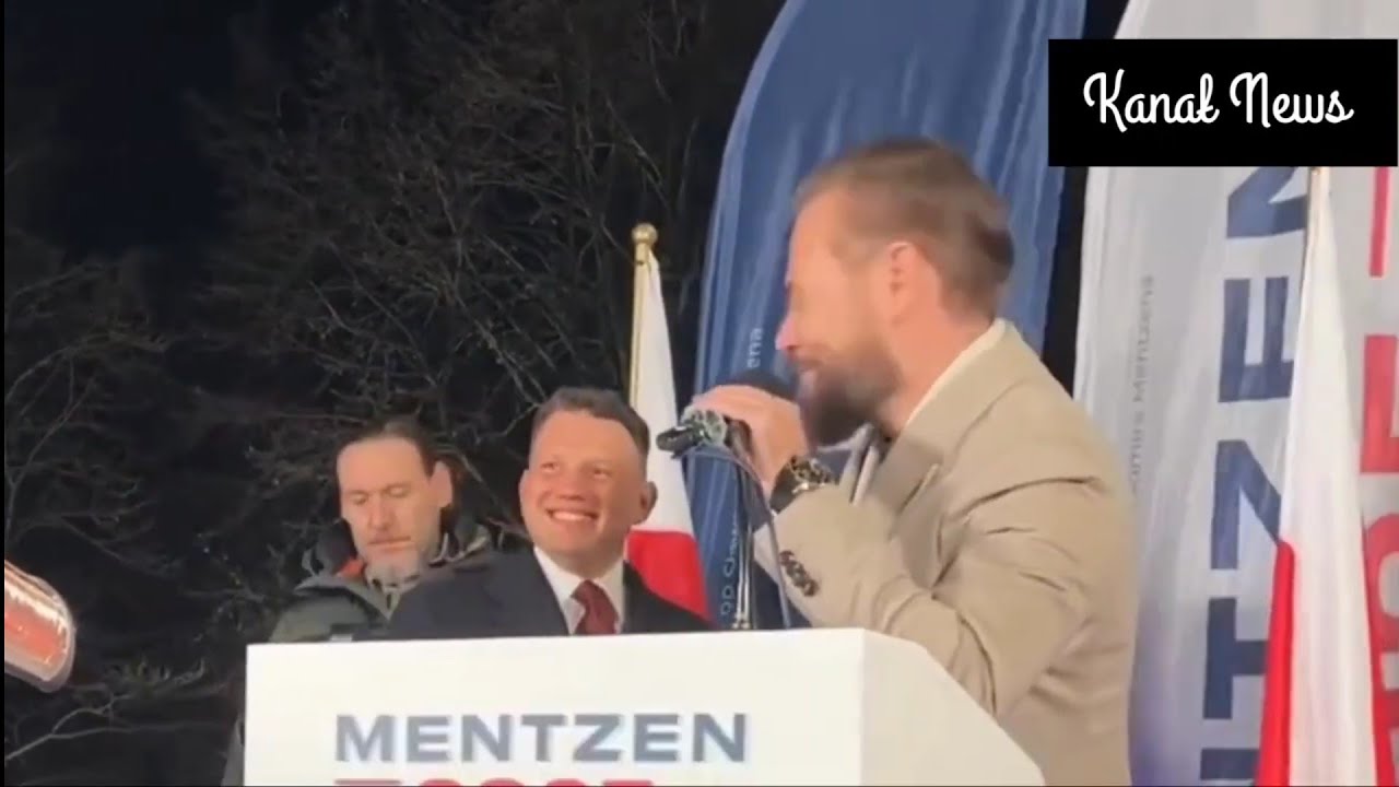 Krzysztof Stanowski Na Wiecu Mentzena #2025 #mentzen #news #media #news #polityka
