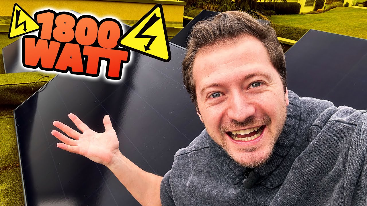 Ich baue ein BALKONKRAFTWERK! 😍⚡️